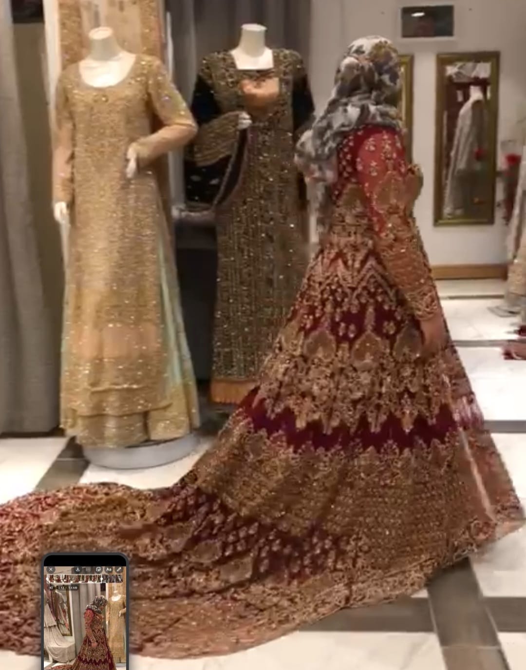 Bridal Lehenga (Never Worn)(was £2450)