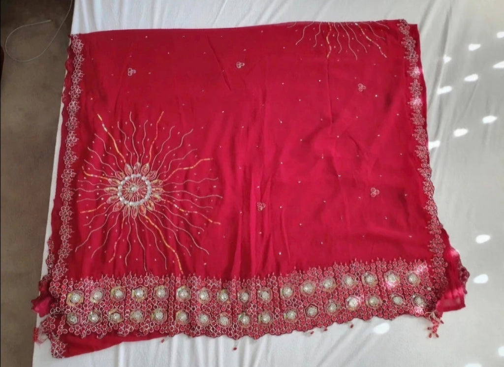 Red saree