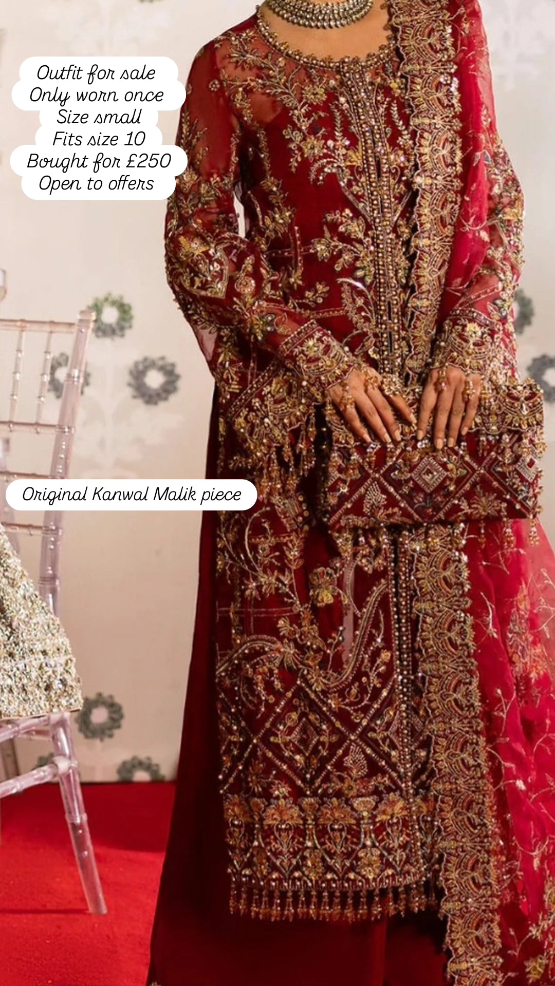 Kanwal Malik 3 piece Jacket Suit