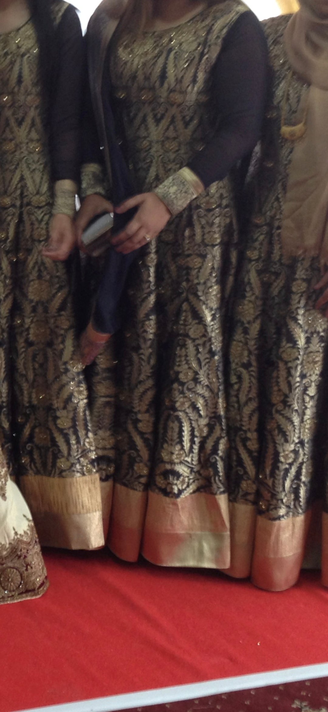 3 Peice Grey and Gold Suit