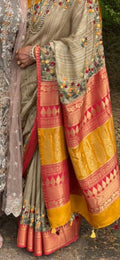 Red and Yellow Sari