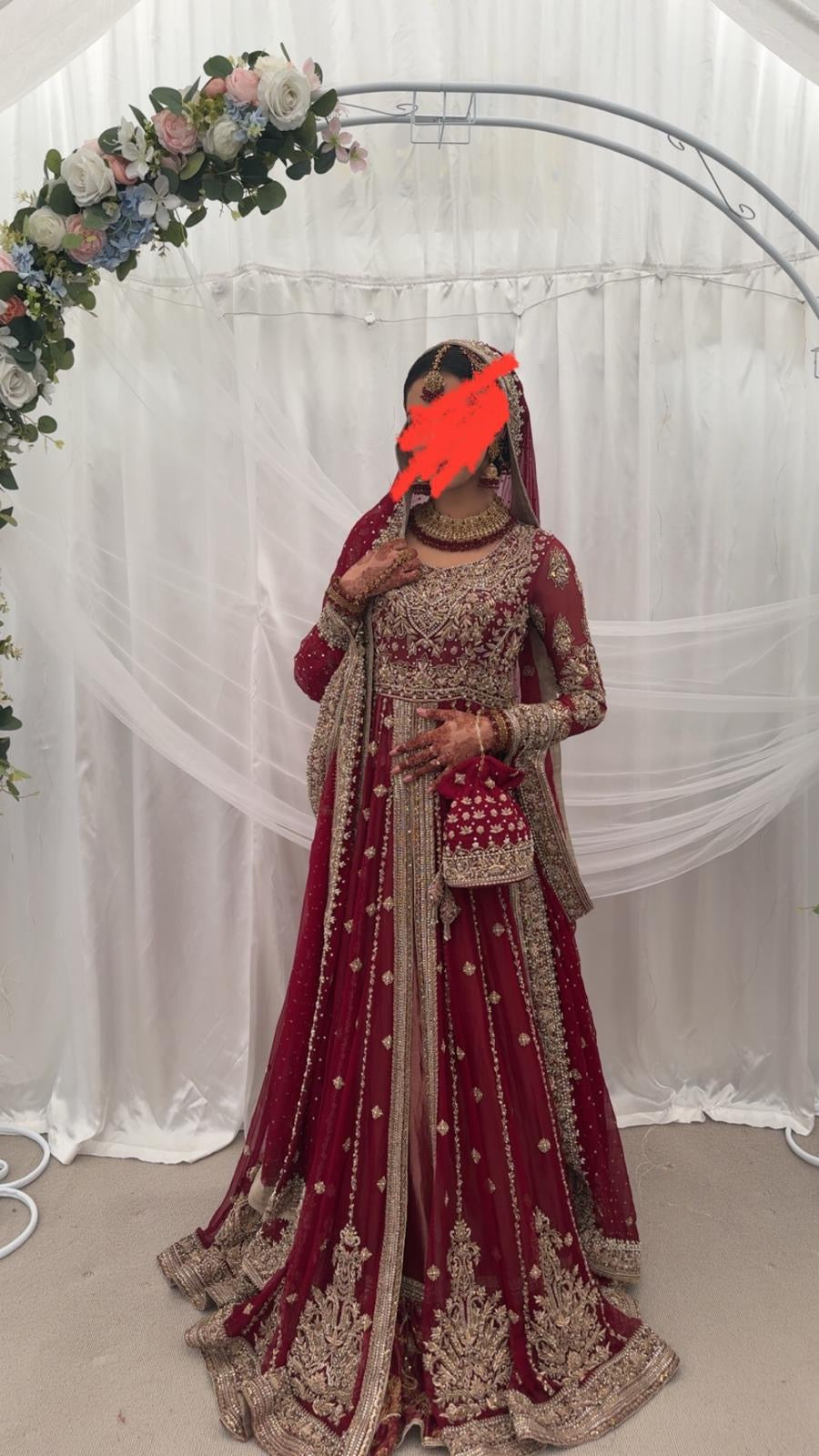 Faiza Saqlain dupe wedding dress