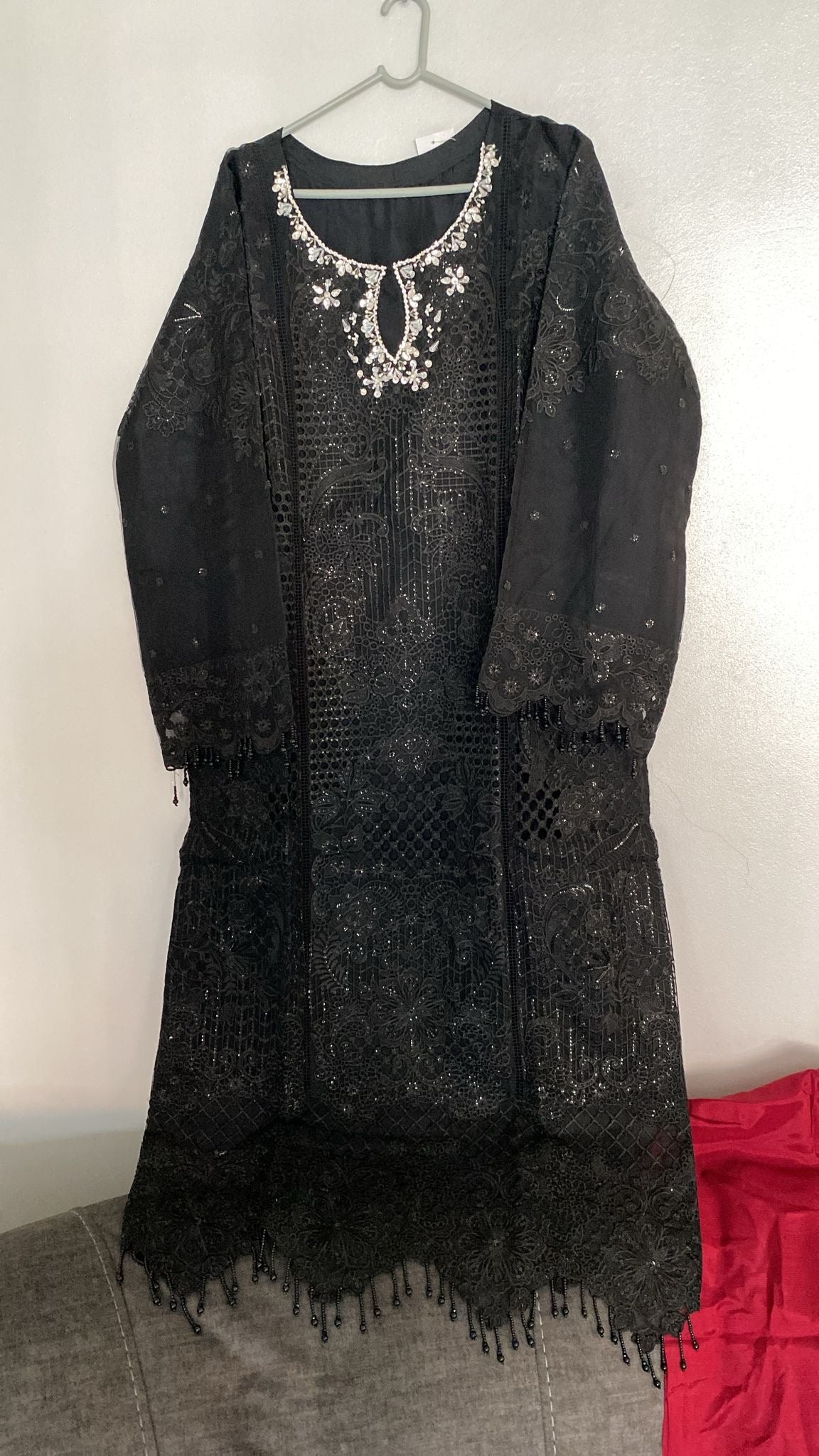 Party wear three piece heavy suit