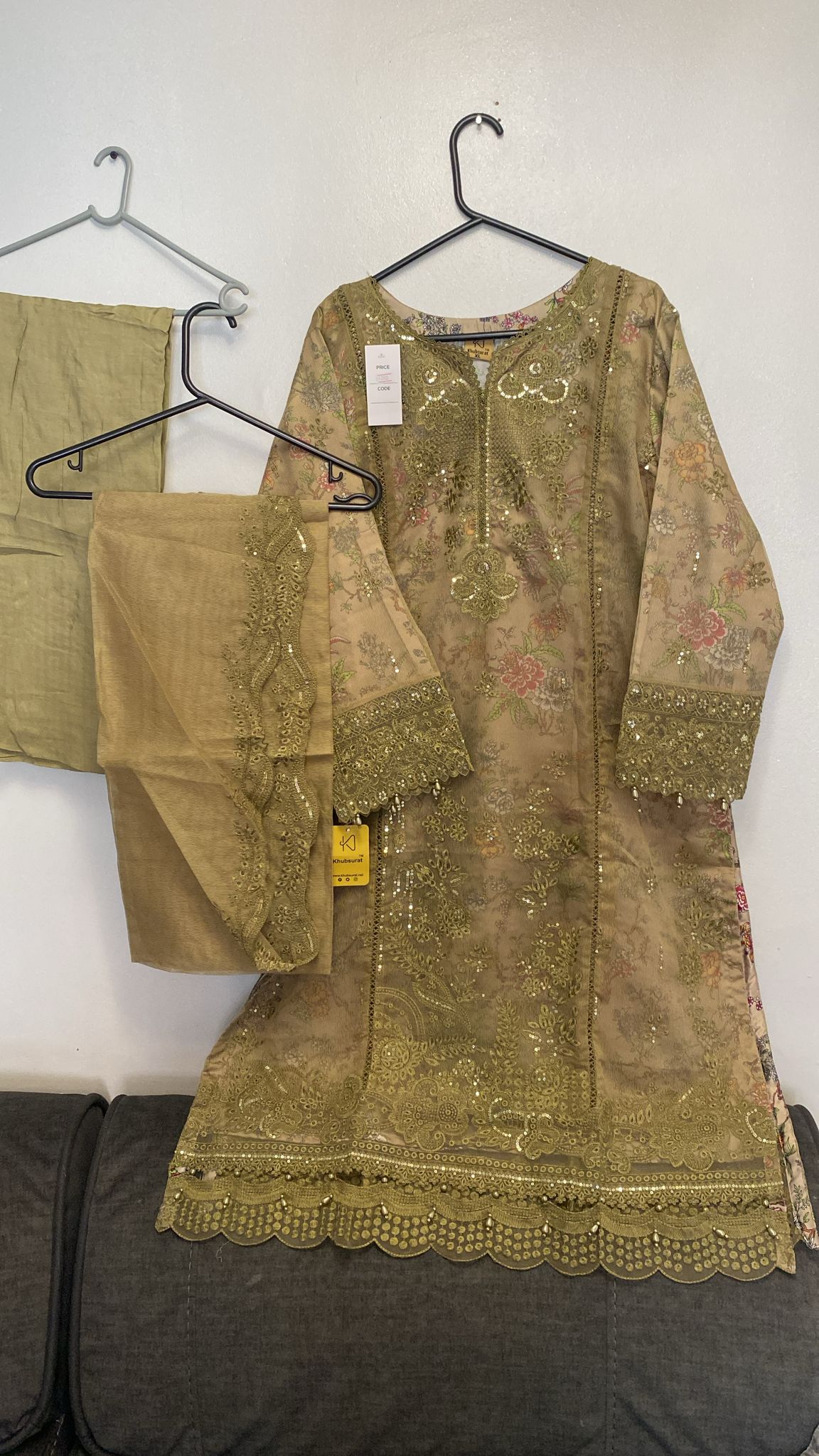 Party wear three piece suit