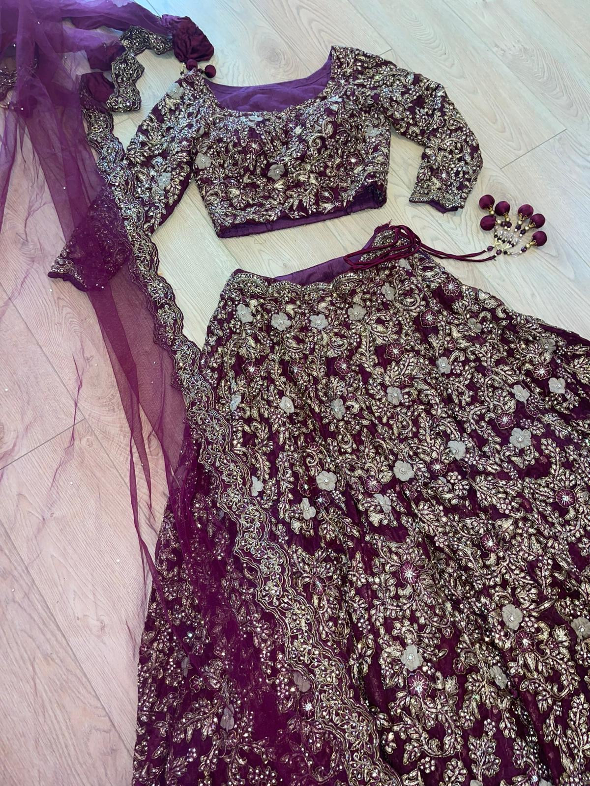 Heavy Party Wear Lengha