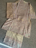 Mocha 3 piece elegant ready made suit