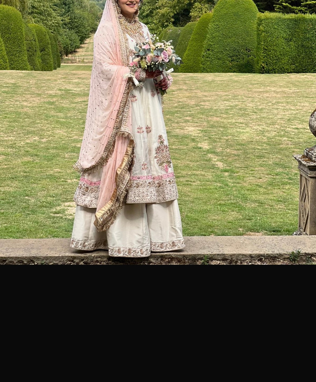 Nikkah/wedding dress/with lengha(skirt)