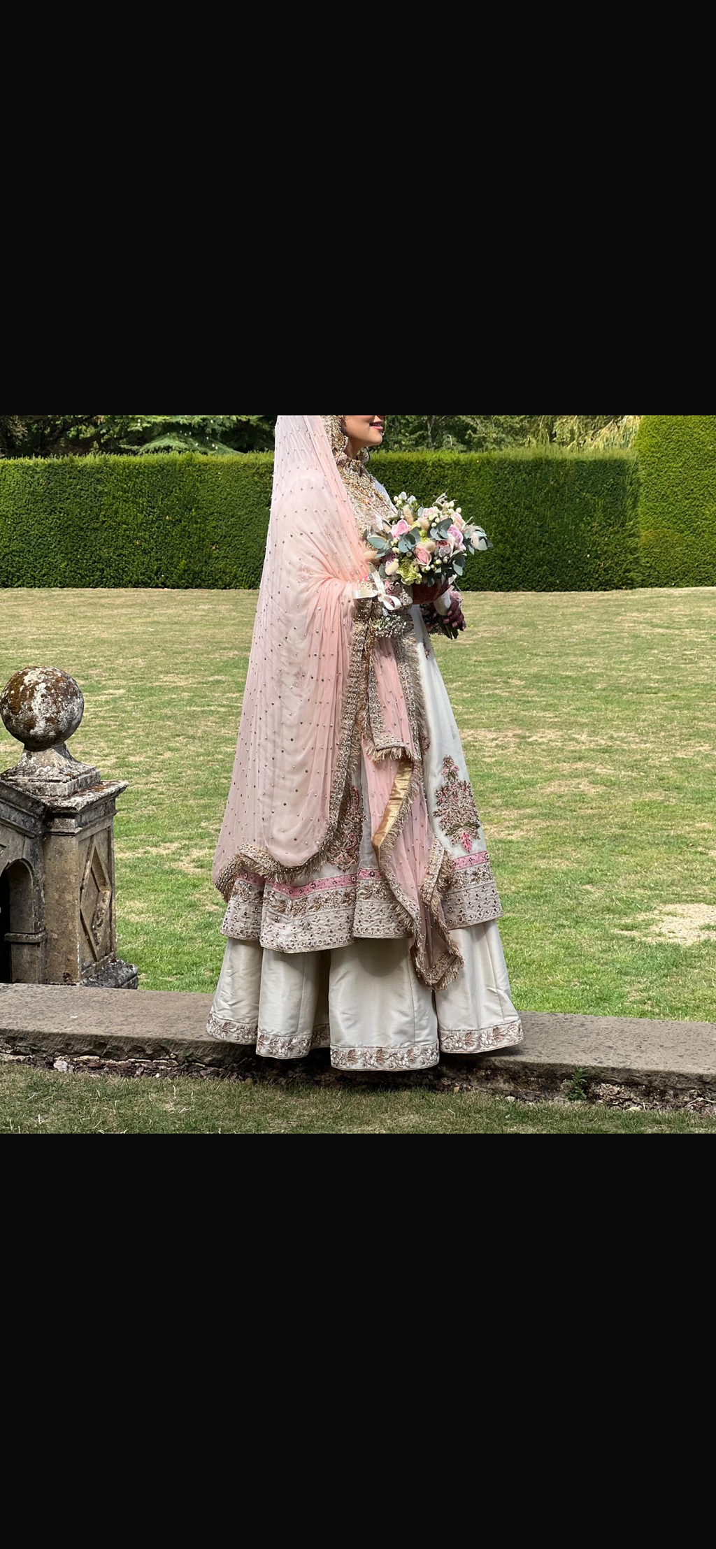 Nikkah/wedding dress/with lengha(skirt)