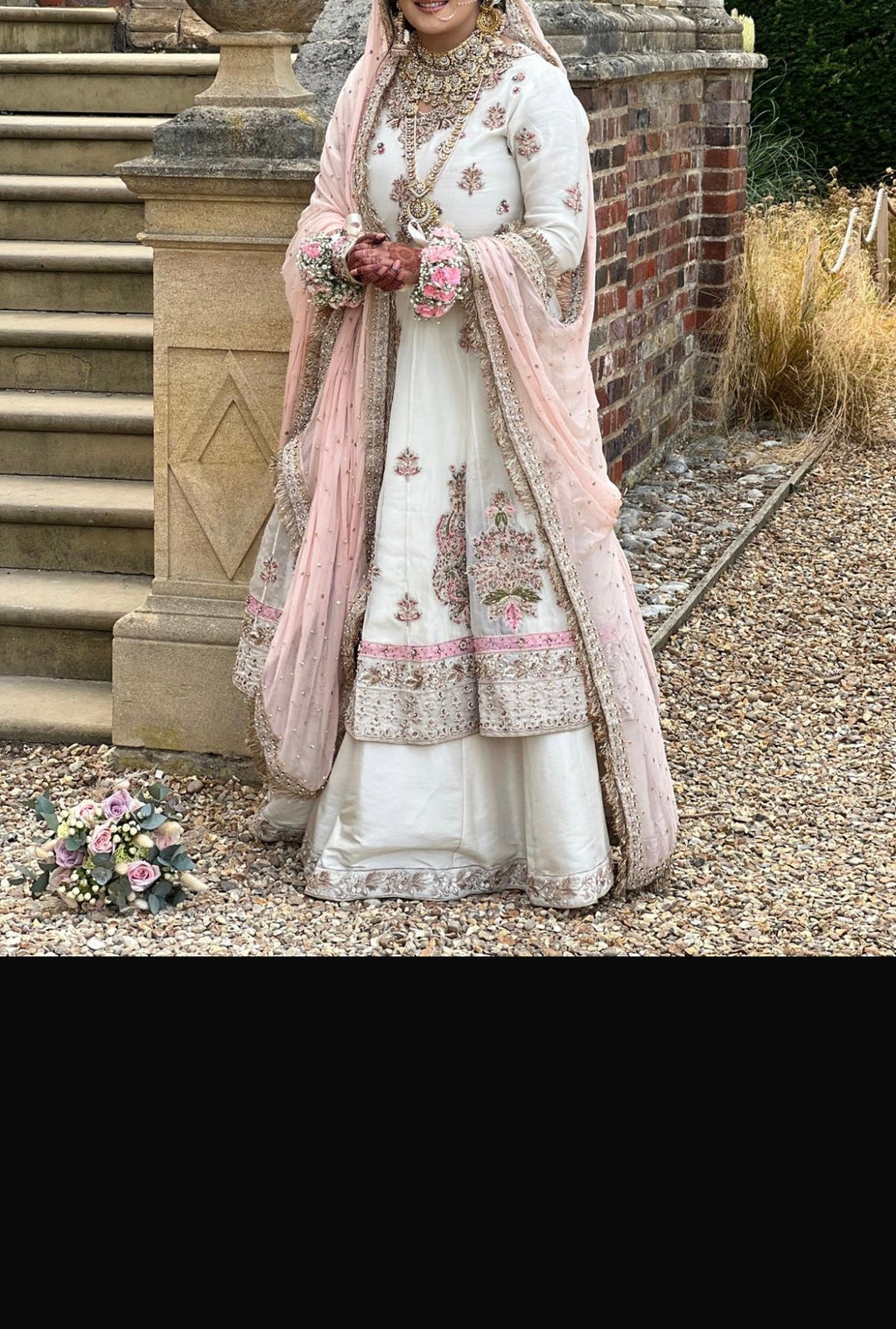 Nikkah/wedding dress/with lengha(skirt)