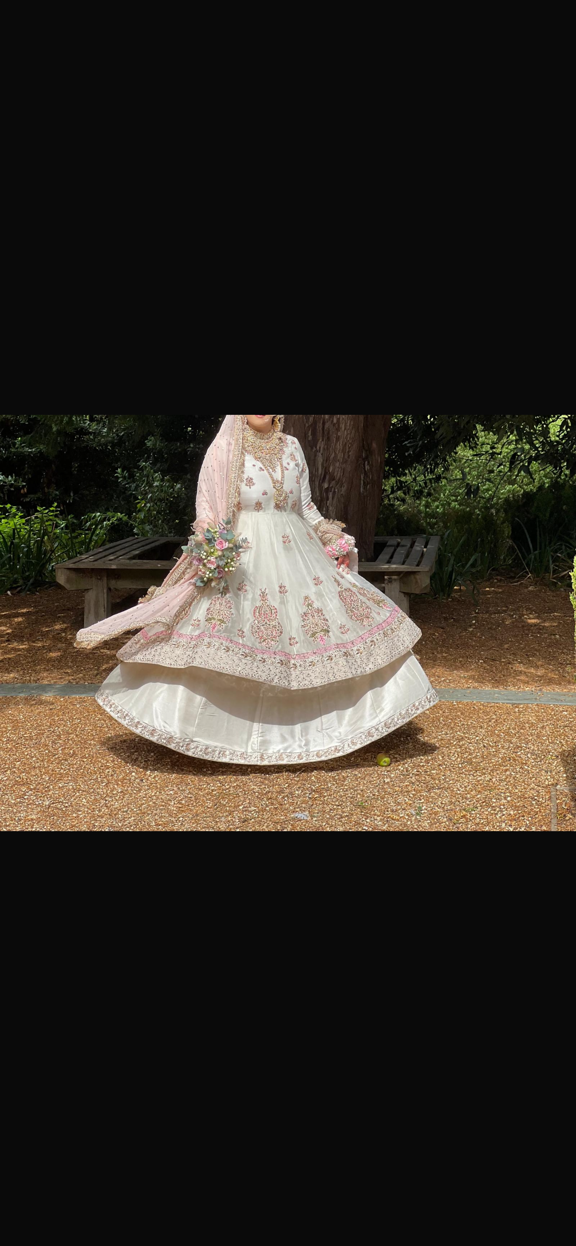 Nikkah/wedding dress/with lengha(skirt)