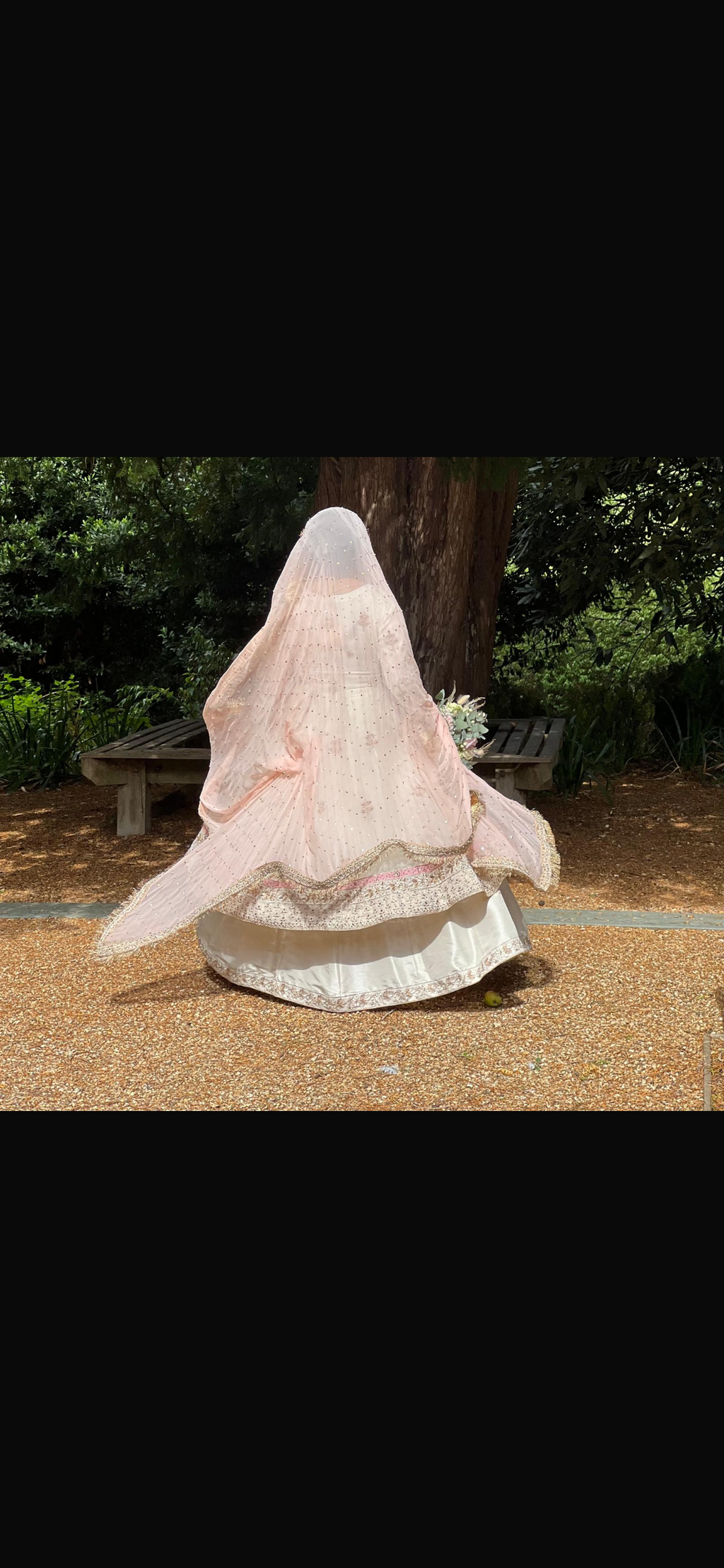 Nikkah/wedding dress/with lengha(skirt)