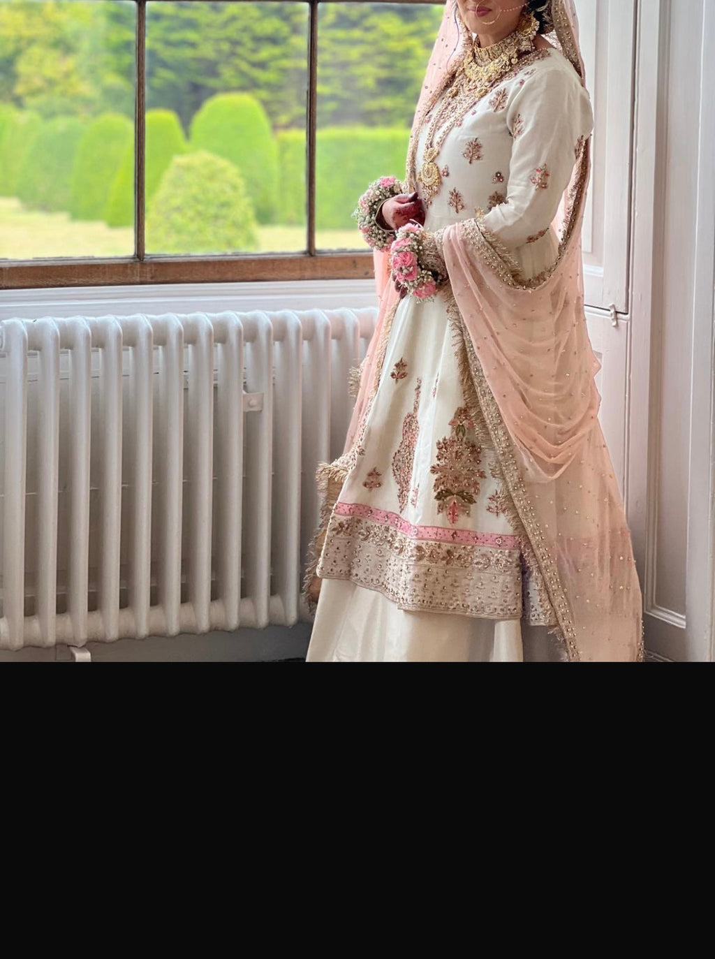 Nikkah/wedding dress/with lengha(skirt)