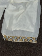 Off white sequin suit