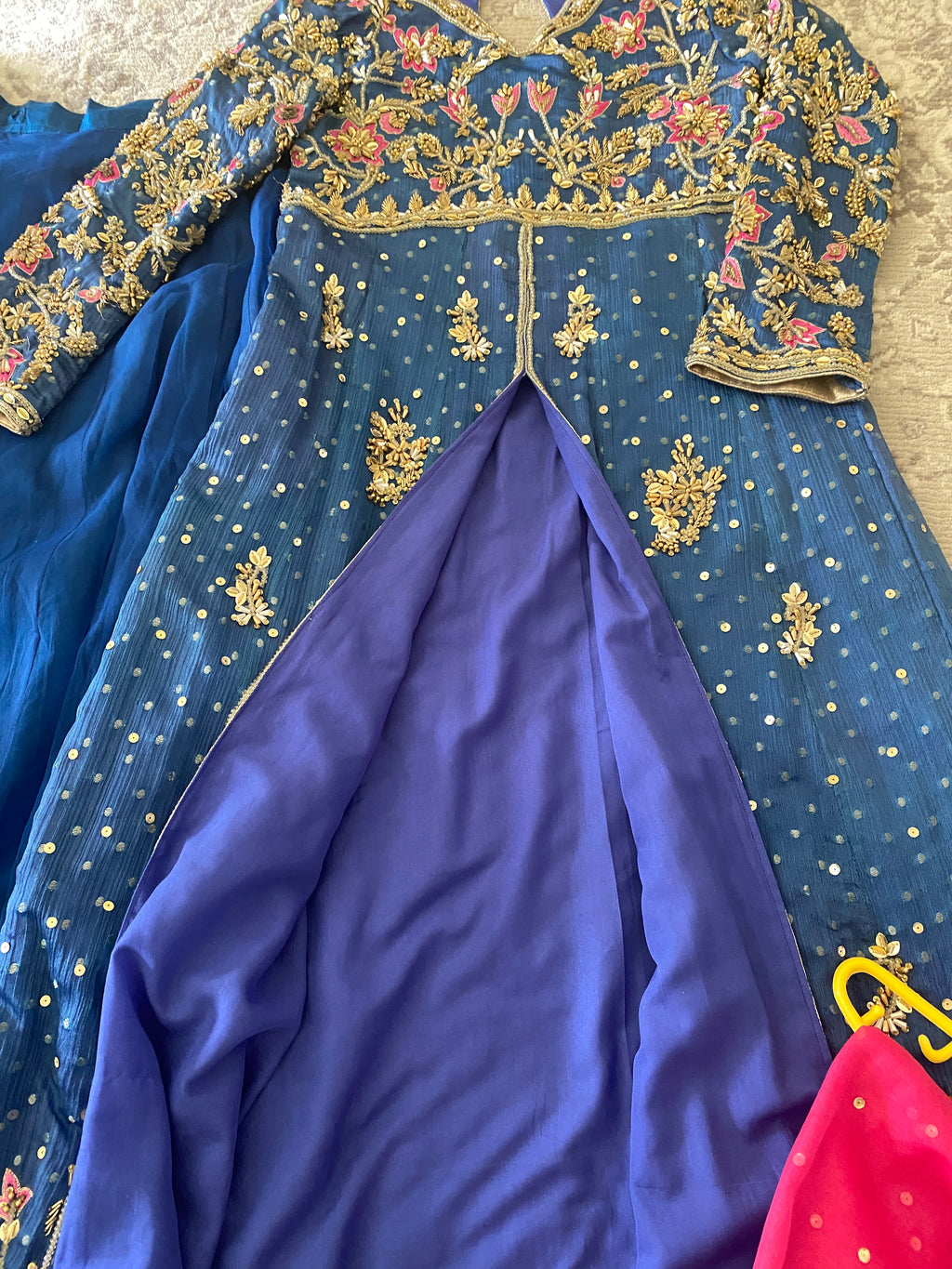 Mina Hasan Maxi with Lehnga