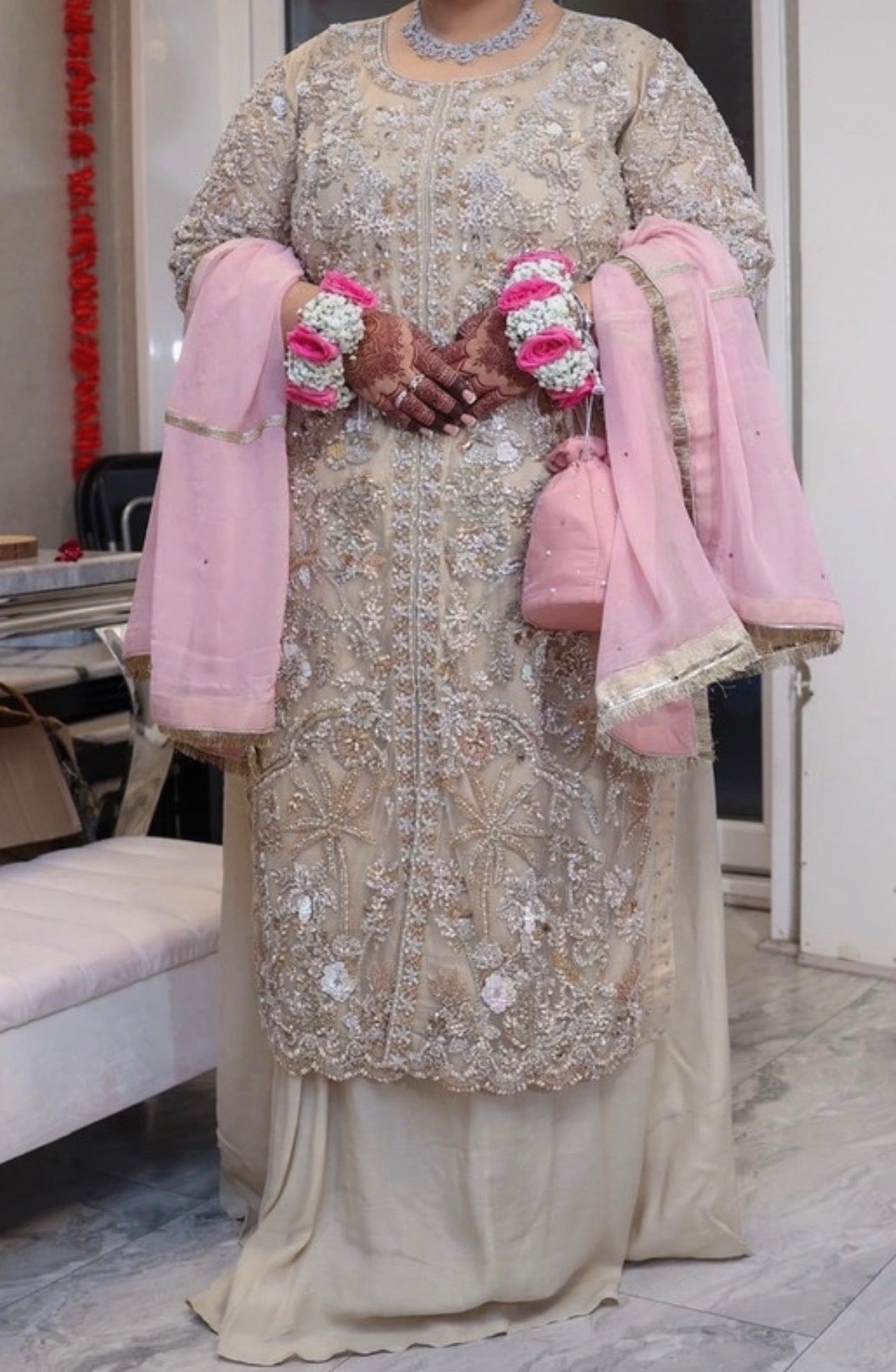 3pc kameez and skirt