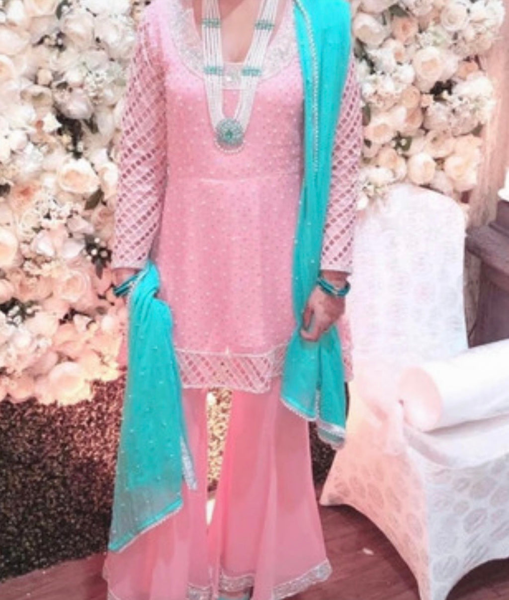 Pink Partywear Outfit