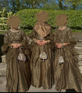 Olive green 3 piece lengha