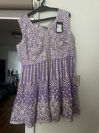 Lilac lehengha and top
