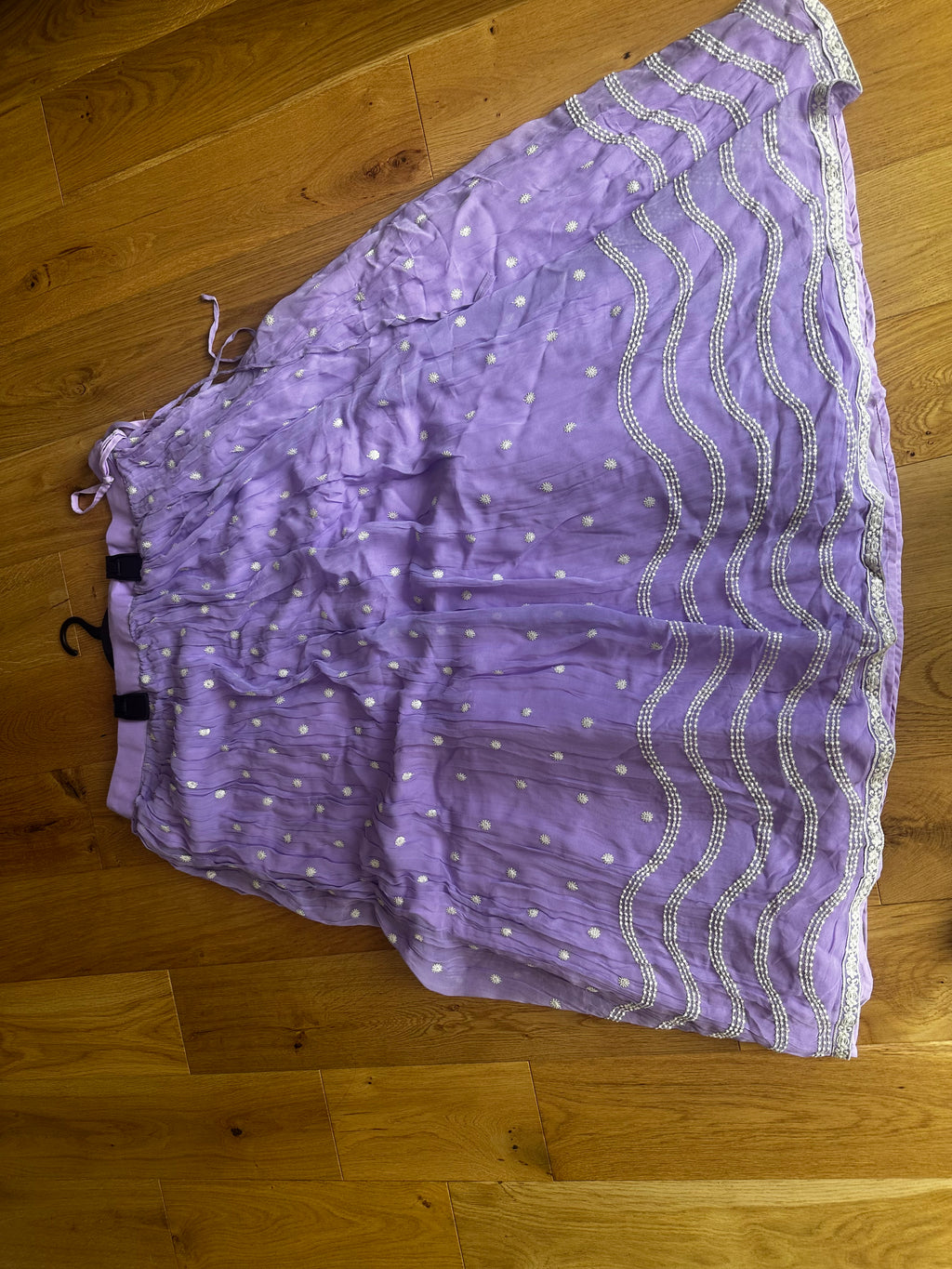 Lilac lehengha and top