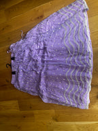 Lilac lehengha and top