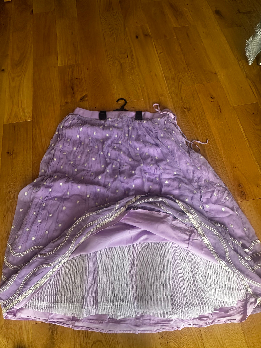 Lilac lehengha and top