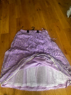 Lilac lehengha and top
