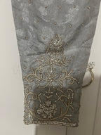Grey and silver Asian wedding suit