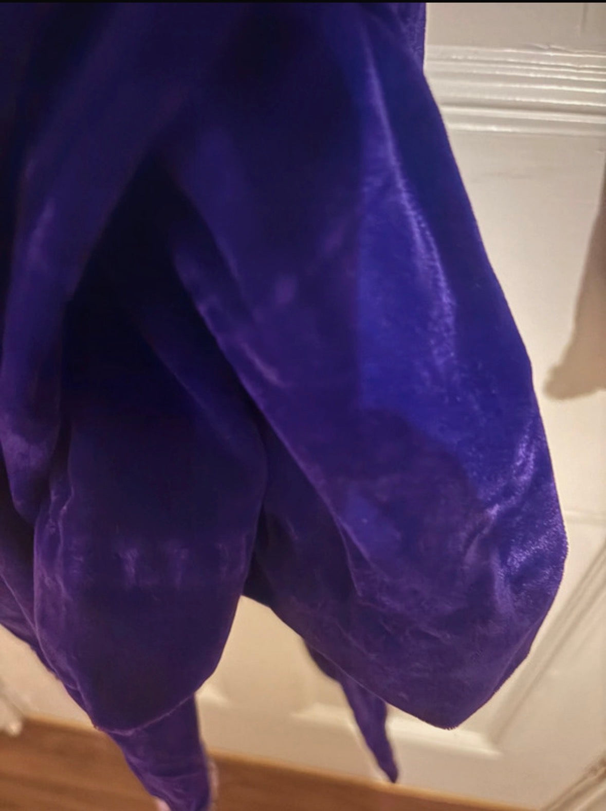 Deep Purple Velvet Suit – Size UK 8