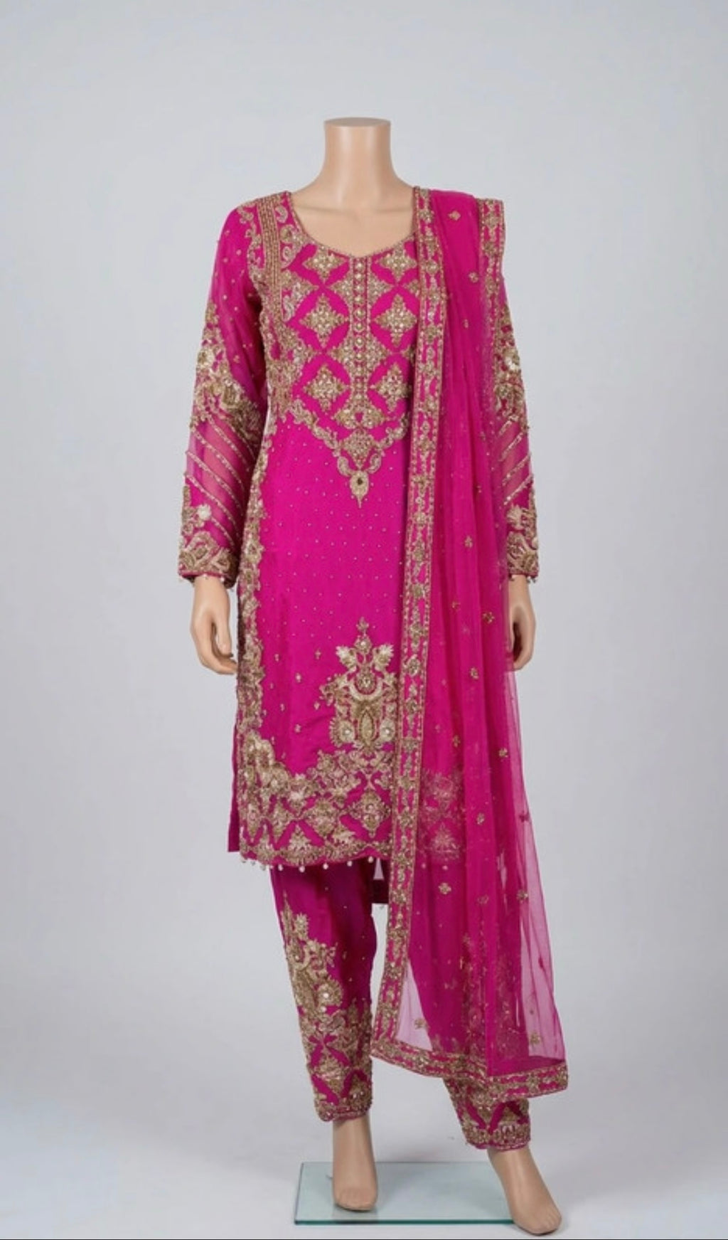 Hot pink Shalwar suit