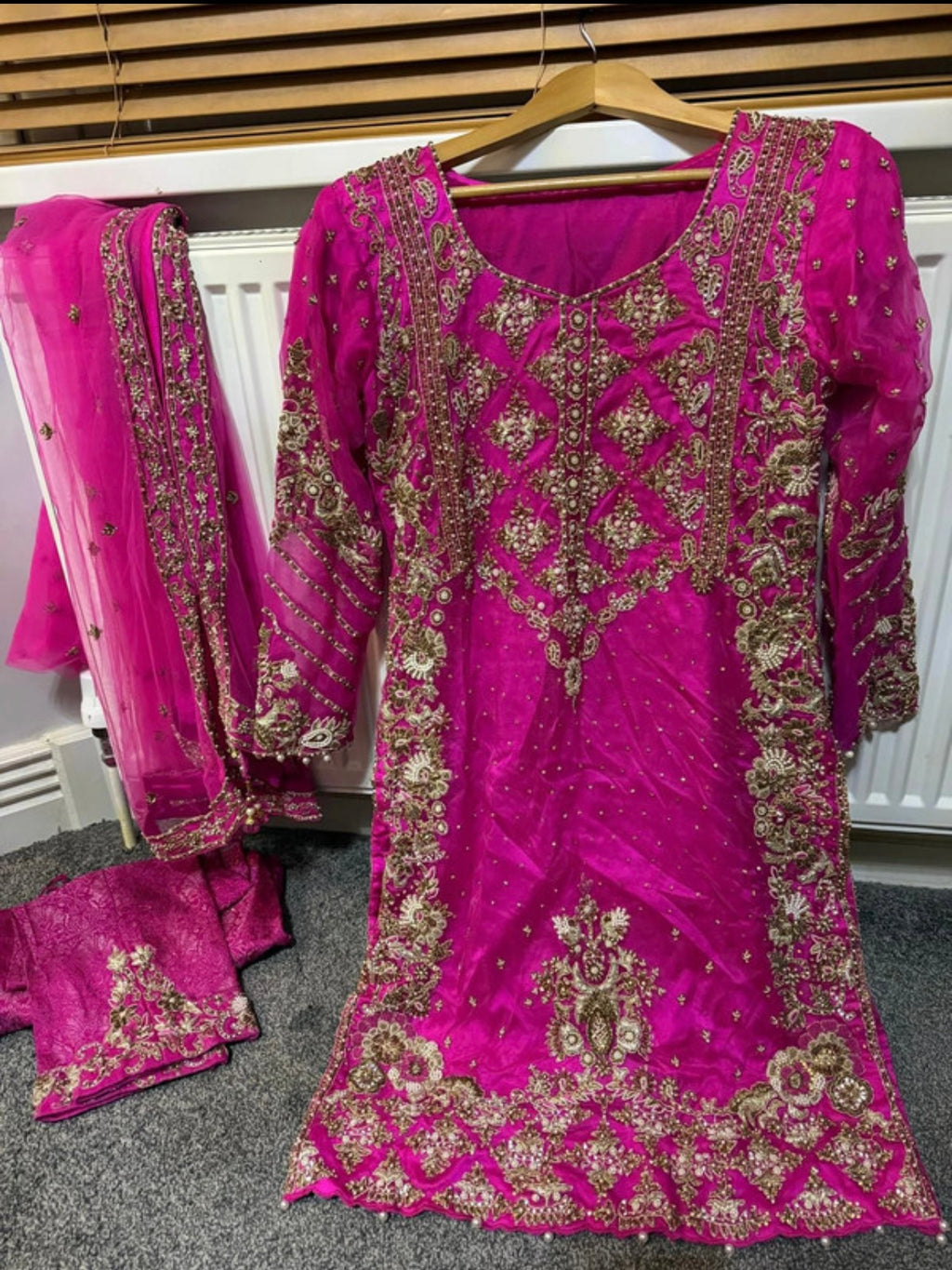 Hot pink Shalwar suit