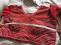 Ready to wear 1 minute red saree brand new with tag