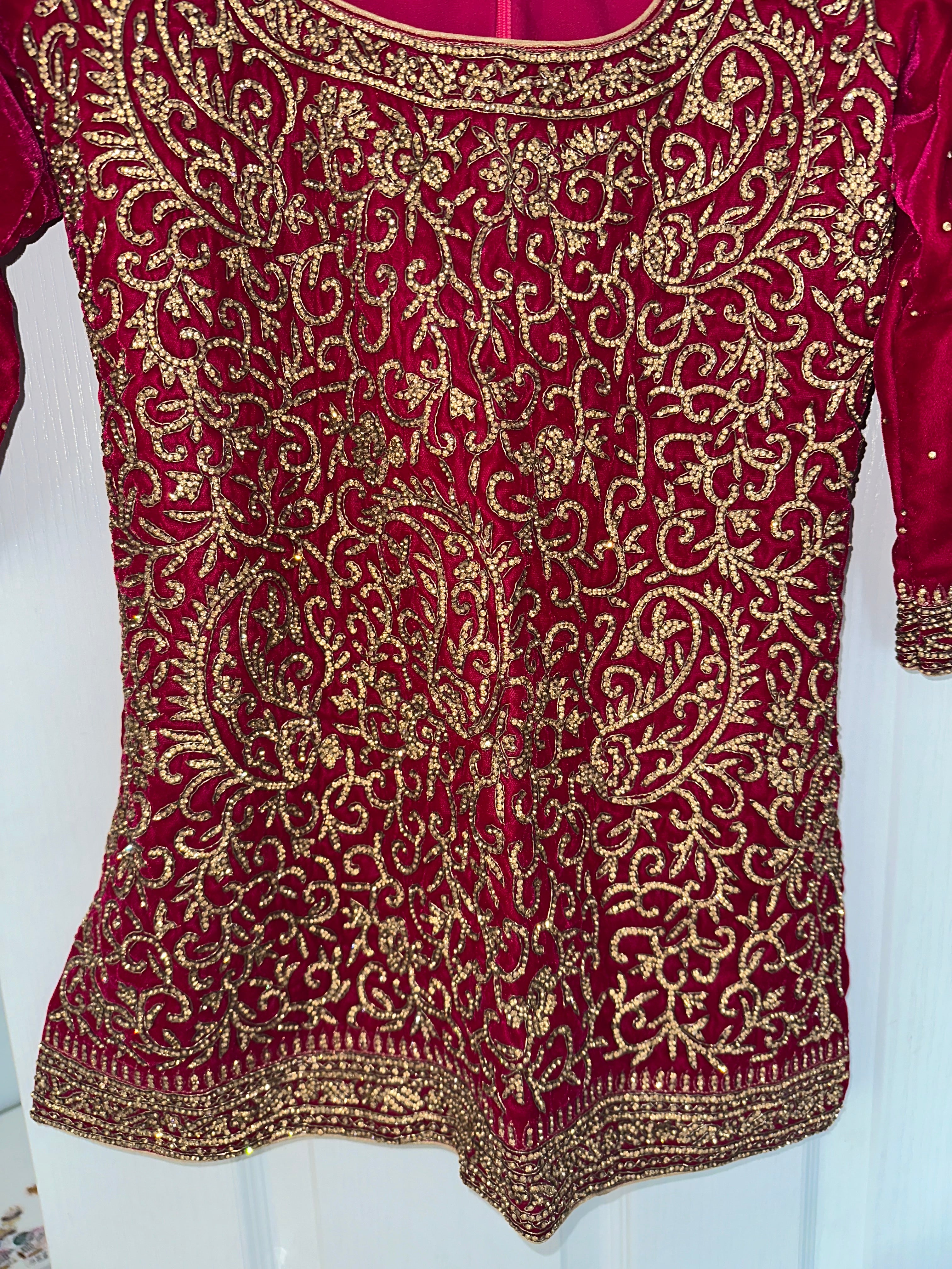 Bridal Mendhi outfit