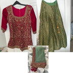 Bridal Mendhi outfit