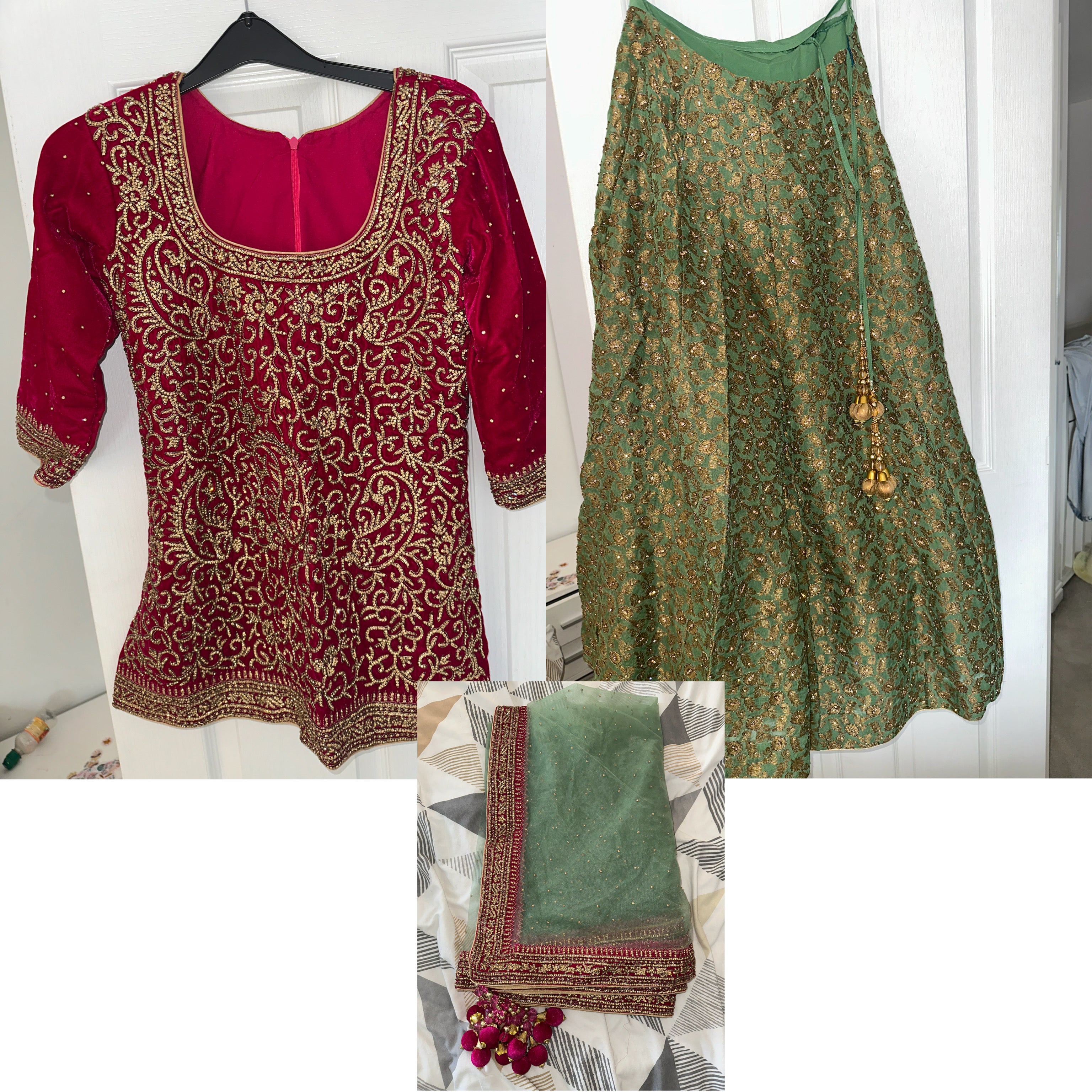 Bridal Mendhi outfit