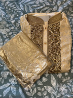 Brand New / Never Worn Men’s Luxury Gold Wedding Kurta Set