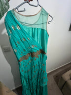 Vibrant green long gown
