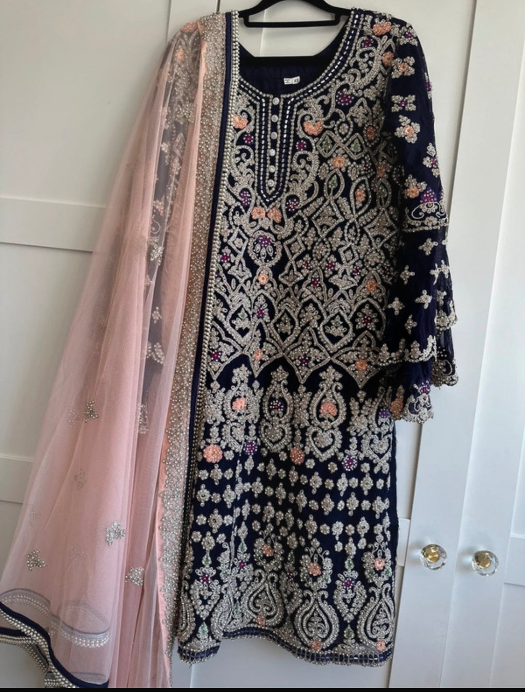 Heavy wedding sharara suit