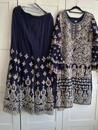 Heavy wedding sharara suit