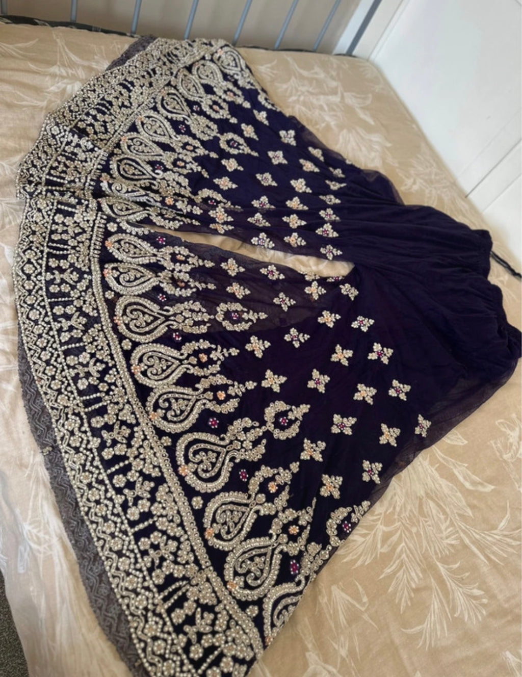 Heavy wedding sharara suit