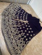 Heavy wedding sharara suit