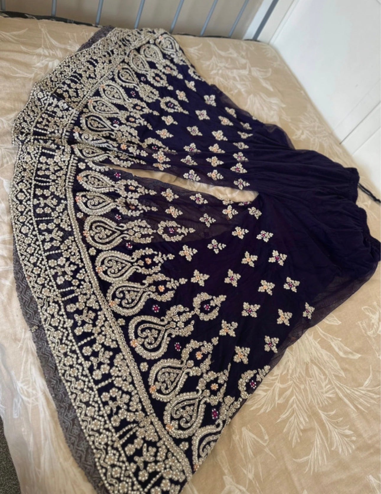 Heavy wedding sharara suit