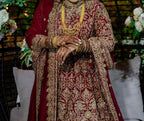 Seema Sarees Red Bridal Long dress
