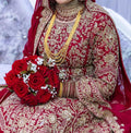 Seema Sarees Red Bridal Long dress
