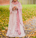 Pink wedding dress